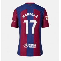 Barcelona Marcos Alonso #17 Hjemmedrakt Dame 2023-24 Kortermet